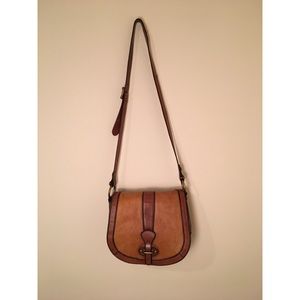 Fossil leather crossbody purse